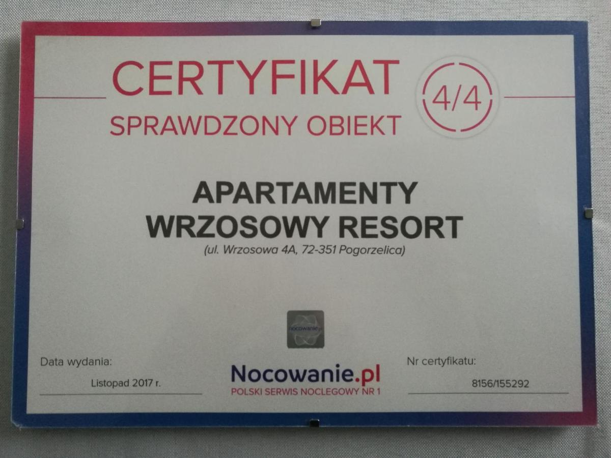 Wrzosowy Resort Pogorzelica Apartament Perlowy Sea&Forest Pogorzelica (Gmina Rewal) Exteriér fotografie